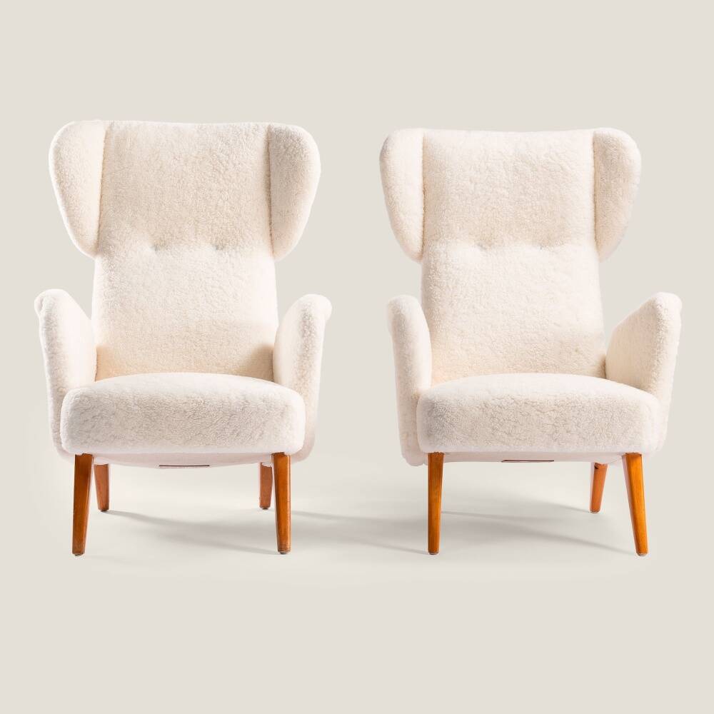 Wingback armchairs – Carl Gustaf Hiort