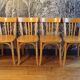 Set 4 chaises de bistrot Baumann bois clair