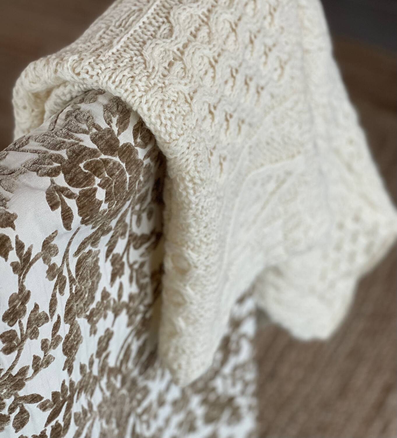 Pure natural wool English blanket