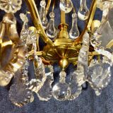Cage chandelier with tassels