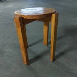 Vintage pine stool
