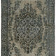 Handwoven Unique Oriental 1980s 165 cm x 274 cm Grey Rug