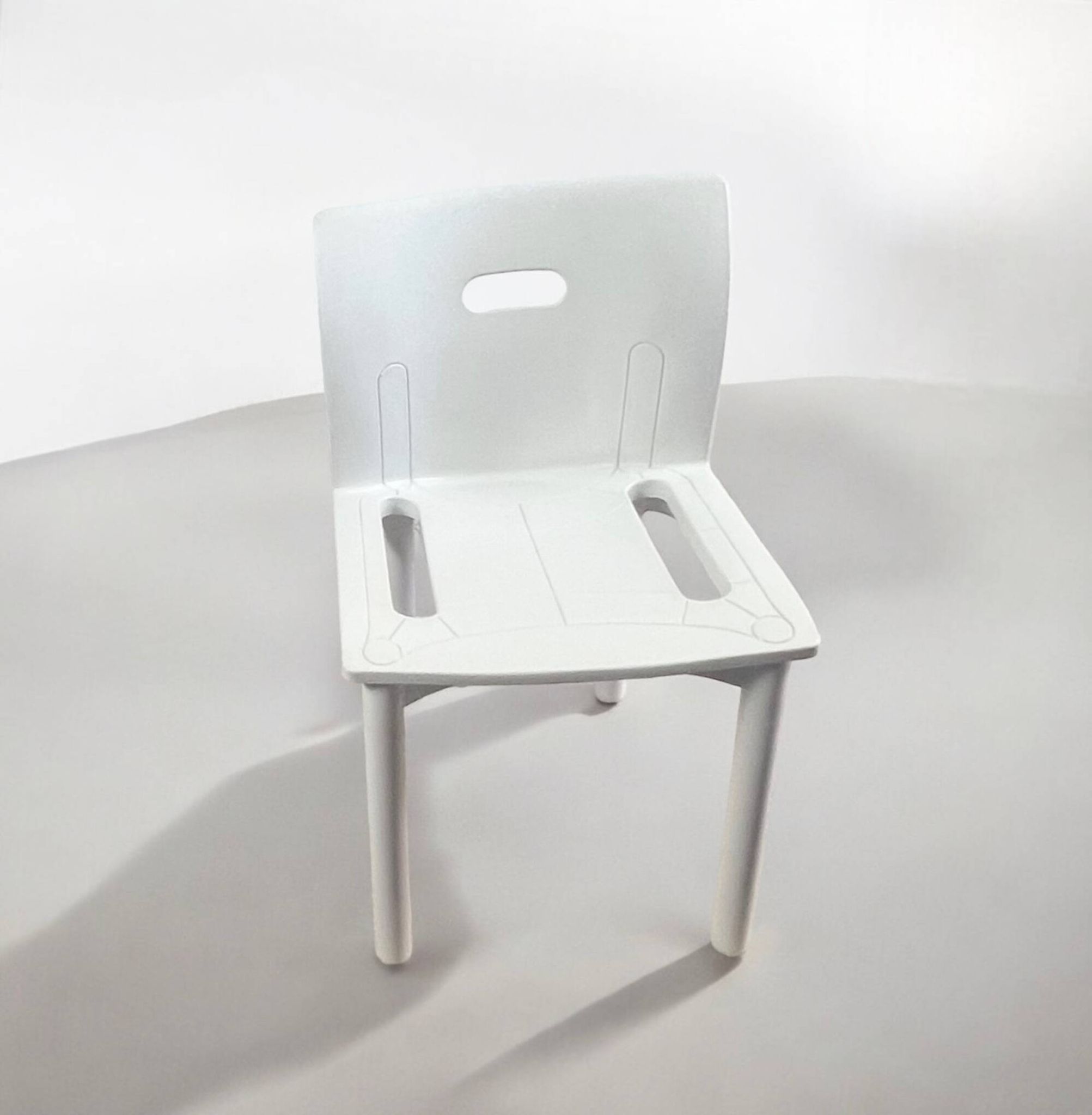 Vintage Dining Chair 4870 by Anna Castelli Ferrieri for Kartell, 1980s