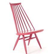 Asko / Ilmari Tapiovaara "Mademoiselle" spindle-back armchair / mid-century modern design / Finland / 1950s-60s