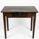 19th Century Solid Walnut Campaign Table – Console or Occasional Desk