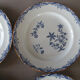 6 assiettes plates+ 6 assiettes creuses Rorstrand Ostindia Sweden East indies ø 21 cm