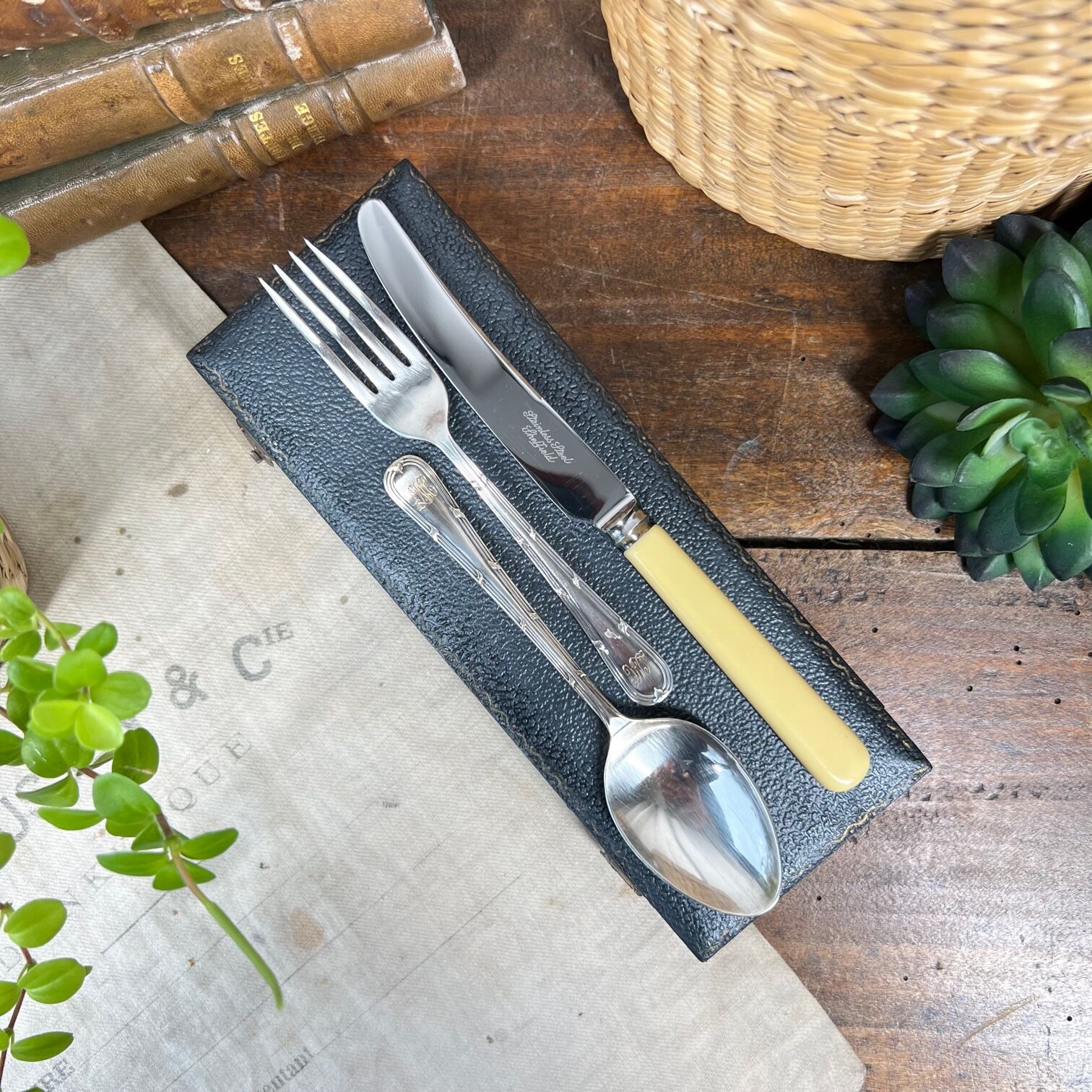 Old English cutlery for children