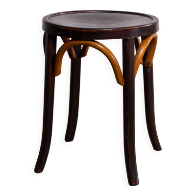Tabouret Baumann avec étiquette et tampon