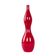 Red ceramic vase, Danish design, 1970s, made in Denmark