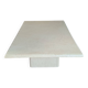 Travertine coffee table