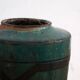 Large antique turquoise green vase (circa 1820) #37