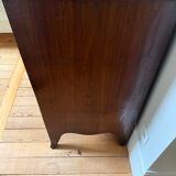 George III Commode in Flamed Mahogany - Hepplewhite Style, circa 1800