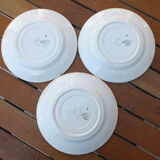 Set de 3 assiettes à dessert KG Lunéville Chantal