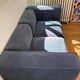 Canapé modulable AMPM en velours bleu