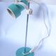 Turquoise blue articulated lamp