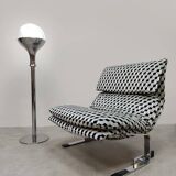 Italian design Murano glass globe floorlamp vintage Targetti 1960