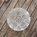 Antique Cut Crystal Ashtray / Pocket Tray