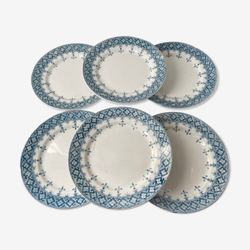 Set of 6 plates Iron Earth-Andrée Model