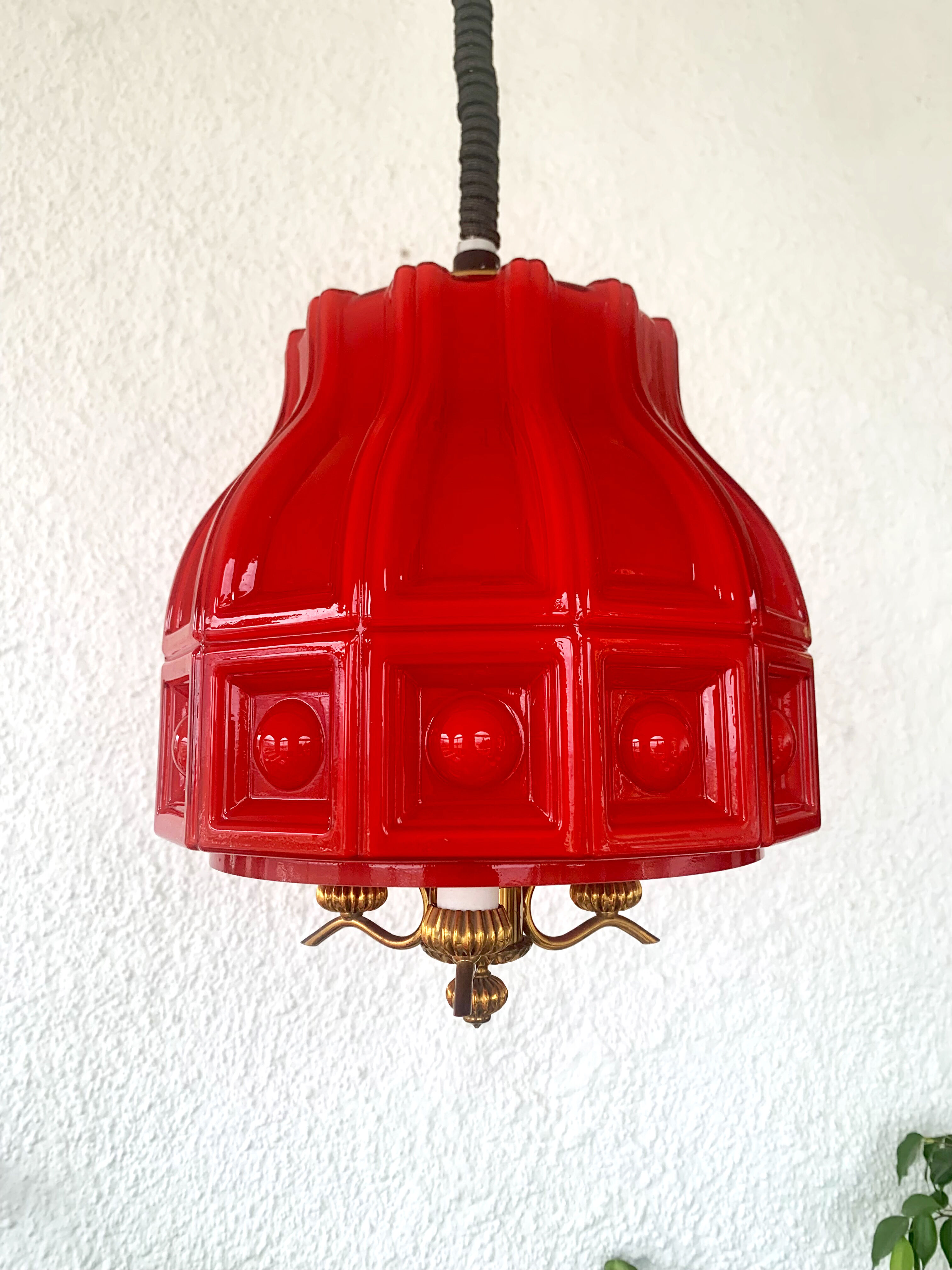 Helena Tynell pendant light for flygsfors Sweden, 1960s
