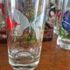 Set of 10 butterfly glasses from the Reims glassworks, vintage.