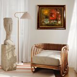 American abstract painting signed by Robert Jay Wolff 20th century