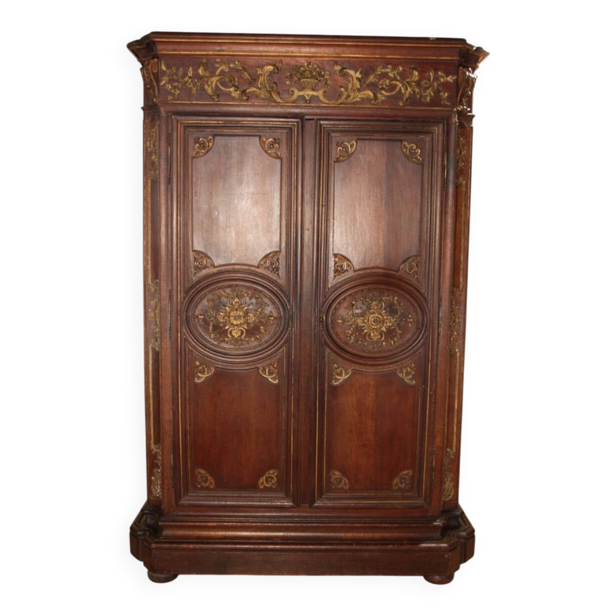 Grande Armoire XVIIIème D'Epoque Régence , Travail Parisien