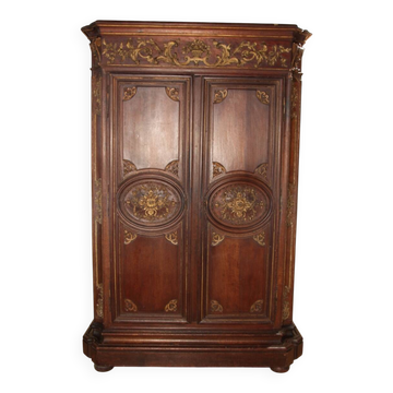 Large 18th Century Regency Wardrobe, Parisian Work