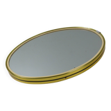 Vintage oval mirror – gold and elegance from the 50s and 60s