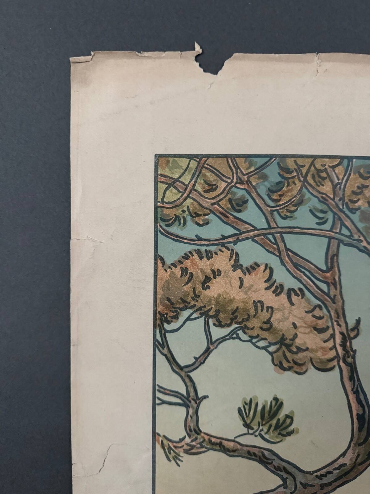 Lithograph by Henri Rivière The Aspects of Nature - Summer Evening