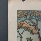 Lithograph by Henri Rivière The Aspects of Nature - Summer Evening