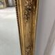 Louis XVI style mirror in wood and gilded stucco, 19th century