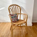 Rattan armchair