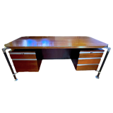Vintage double box executive desk by Ico Parisi & Alexandro Ferrari for MIM, 1960s