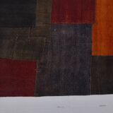 Colorful Vintage Wool Kilim Runner sku 3851