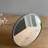 Vintage round barber mirror