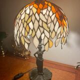 Lampe bronze femme