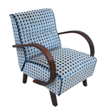 A pair of Art Deco armchairs from the 1930s. Armchairs designed by J. Halabala.