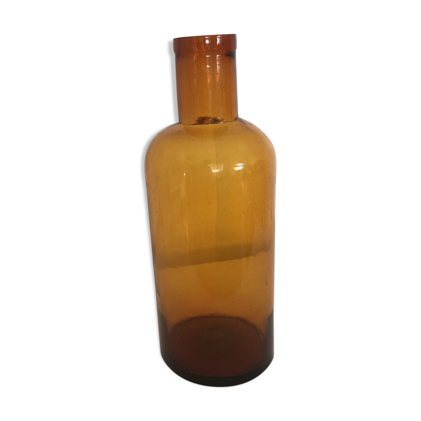 Amber drug bottle