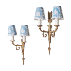 paire d'appliques empire