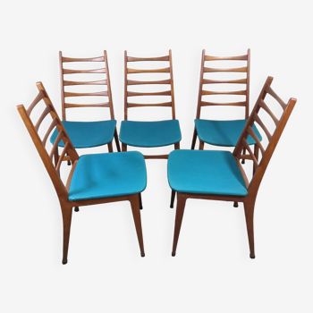 5 vintage wooden chairs Möbel Mann