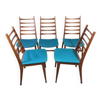 5 chaises bois vintage Möbel Mann