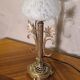 Lampe en bronze et laiton art nouveau