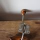 Patère butterfly two metal wooden hooks
