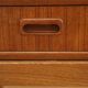 Entrance bench, Scandinavian modular telephone bench, teak, 1960