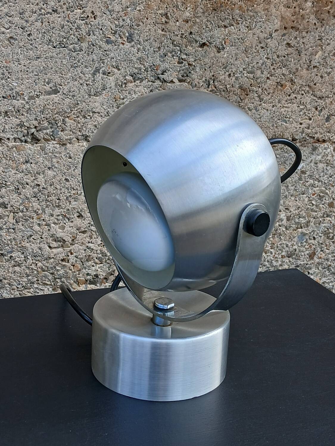 1970s eye ball lamp pair