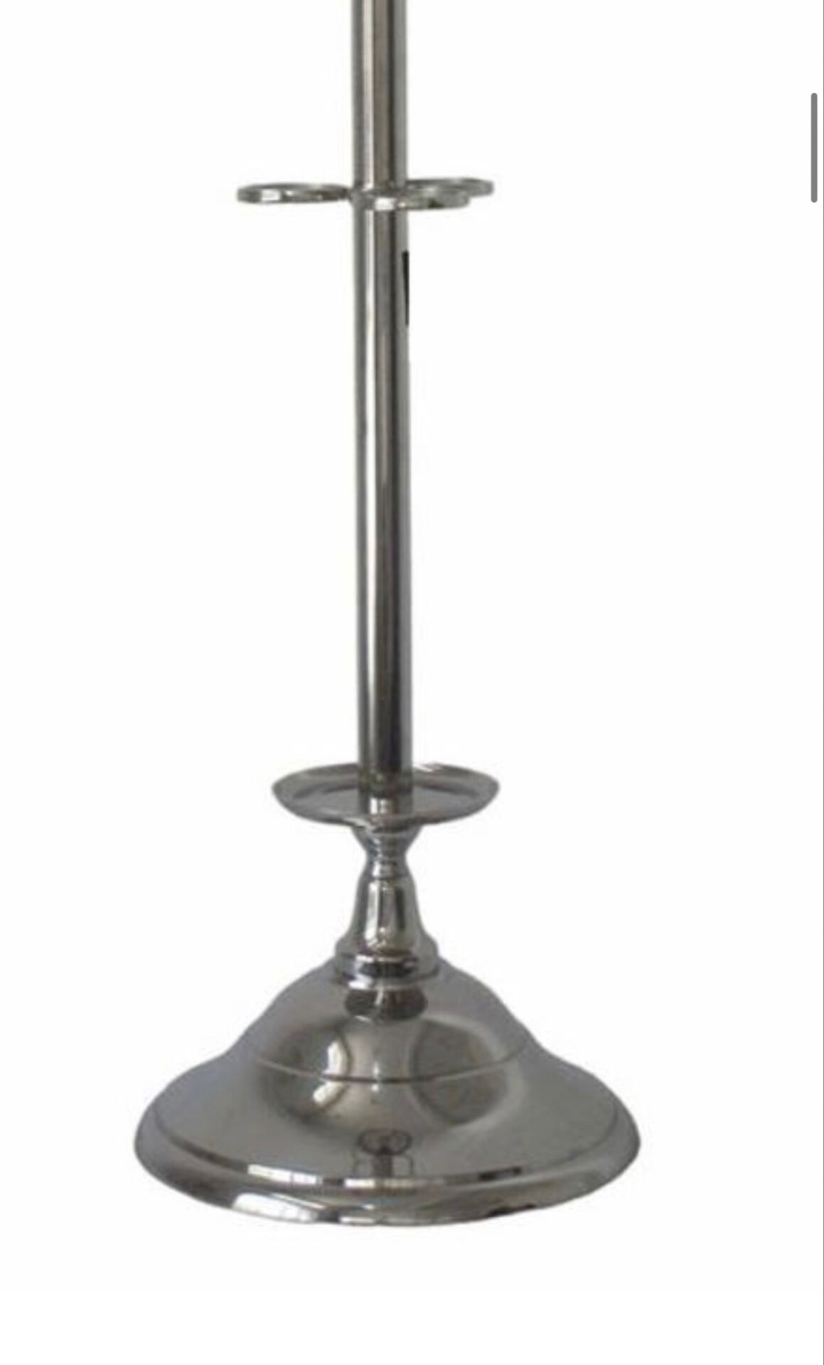 Casa Padrino baroque coat rack silver H. 180 cm