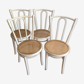 Four vintage bistro chairs