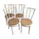 Four vintage bistro chairs