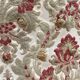 Fauteuil anglais cannage et velours , style Chippendale
