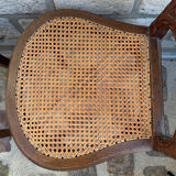 Pair of caned chairs in Louis XVI style